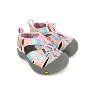 KEEN Baby Toddler Girls Pink Newport H2 Sandals Closed Toe Adjustable Strap Sz 4